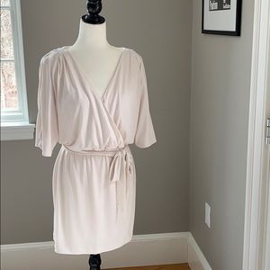 Cream colored knee length dress